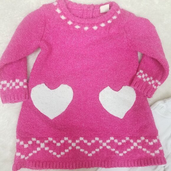 Tucker + Tate Sweater Dress & Carter's Pant Set 3M - Picture 5 of 7